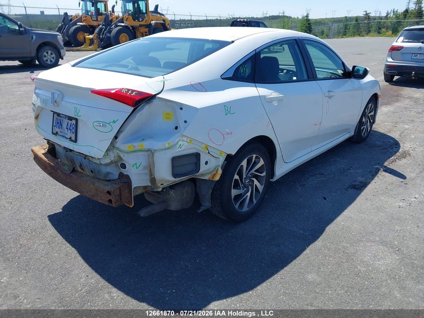 Vin: 2hgfc2f60jh014228, lot: 3064224, honda civic se 20184