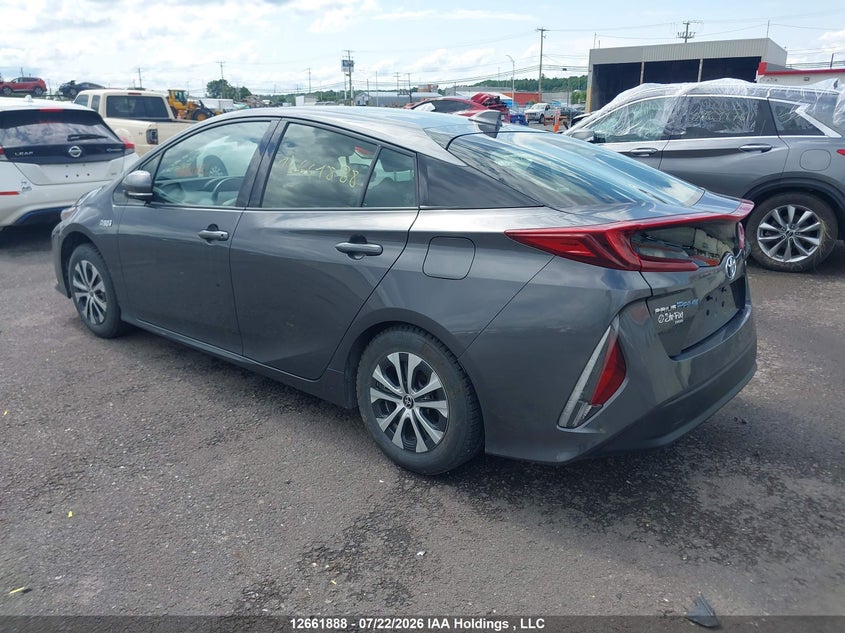 Vin: jtdkarfp9l3121661, lot: 3064242, toyota prius prime 20203