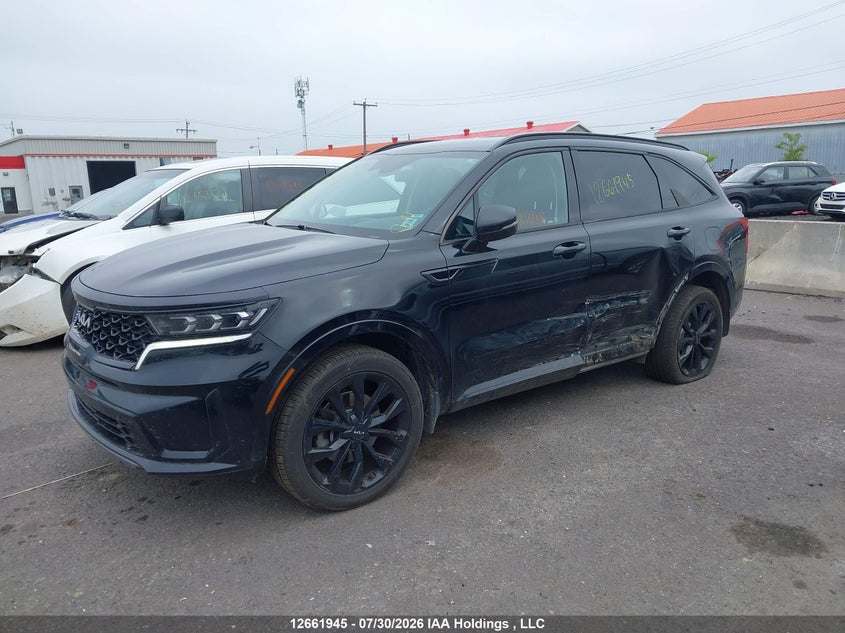 2023 Kia Sorento, Left Side, IAAI, VIN 5XYRHDLF7PG192674 — photo 2