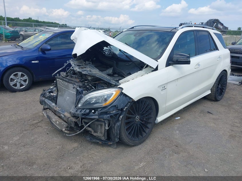 2012 Mercedes-Benz Ml 63 Amg, Двигун, IAAI, VIN 4JGDA7EB5CA066622 — фото 2