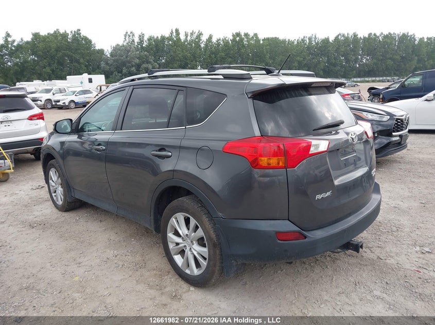 Vin: 2t3dfrev8fw260384, lot: 3064337, toyota rav4 limited 20153