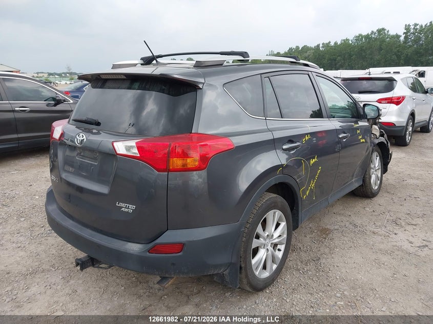 Vin: 2t3dfrev8fw260384, lot: 3064337, toyota rav4 limited 20154