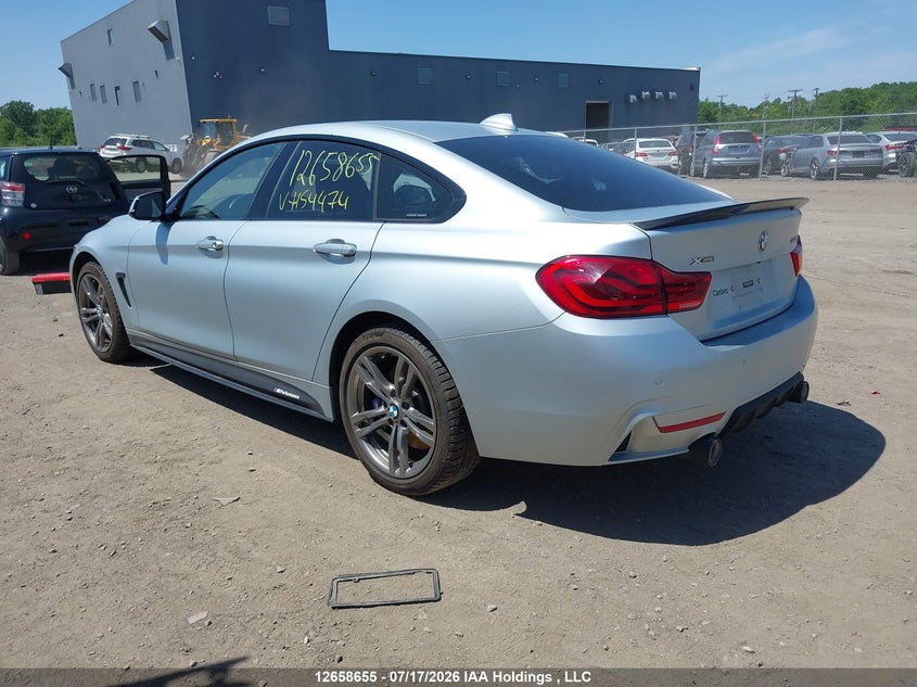Vin: wba4j7c57jbh15474, lot: 3064404, bmw 440i gran coupe xdrive 20183