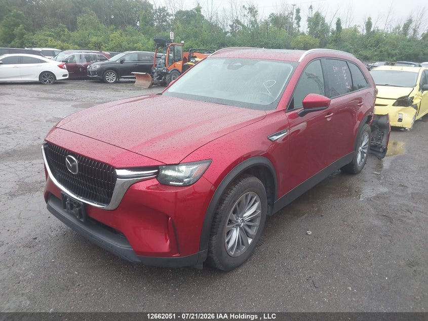 2025 Mazda CX-90, Left Side, IAAI, VIN JM3KKCHD6S1195926 — photo 2