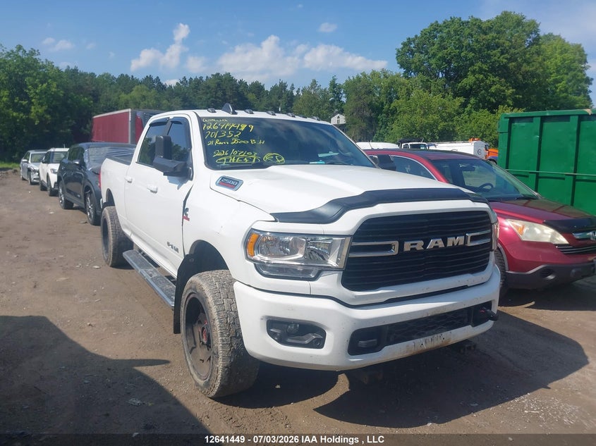 2021 Ram 2500 Big Horn VIN: 3C6UR5DL4MG701352 Lot: 12641449X