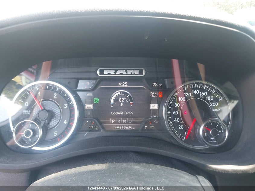 2021 Ram 2500 Big Horn VIN: 3C6UR5DL4MG701352 Lot: 12641449X
