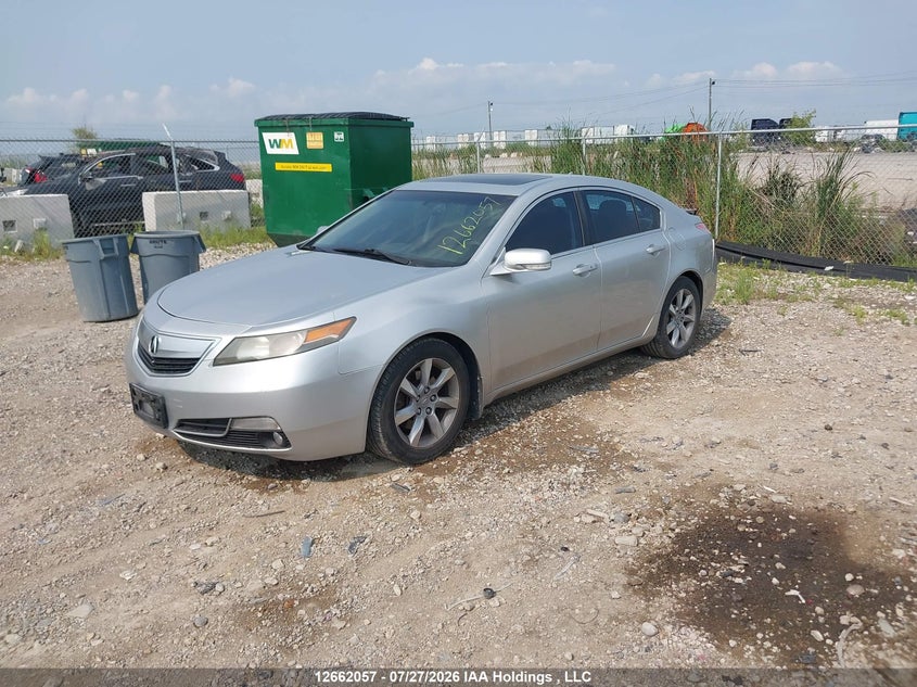 2014 Acura TL, Rear, IAAI, VIN 19UUA8F33EA002679 — photo 2