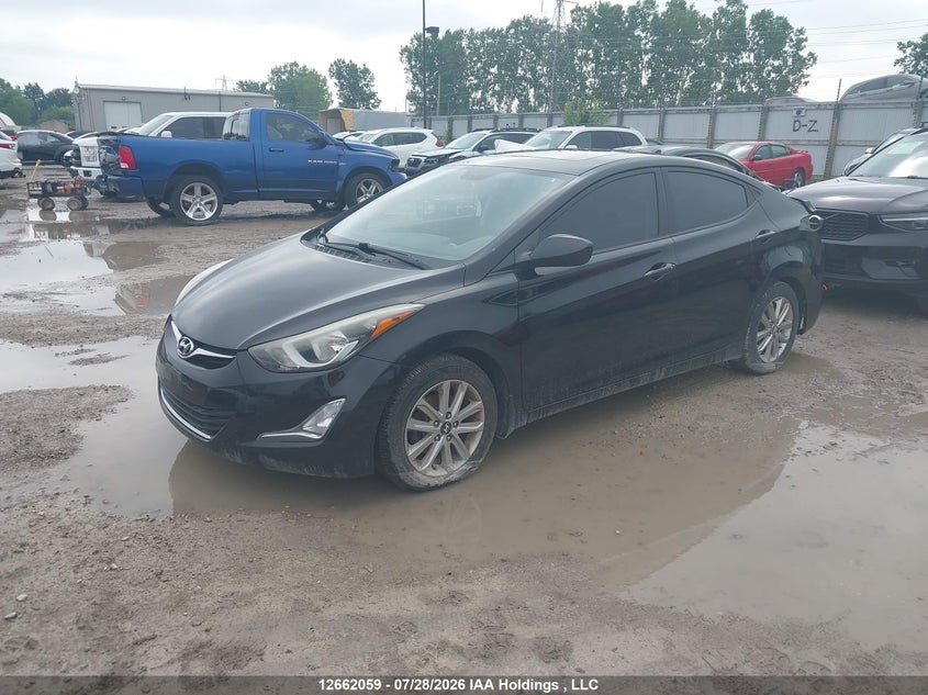 Vin: kmhdh4ae7fu266205, lot: 3064422, hyundai elantra 20152