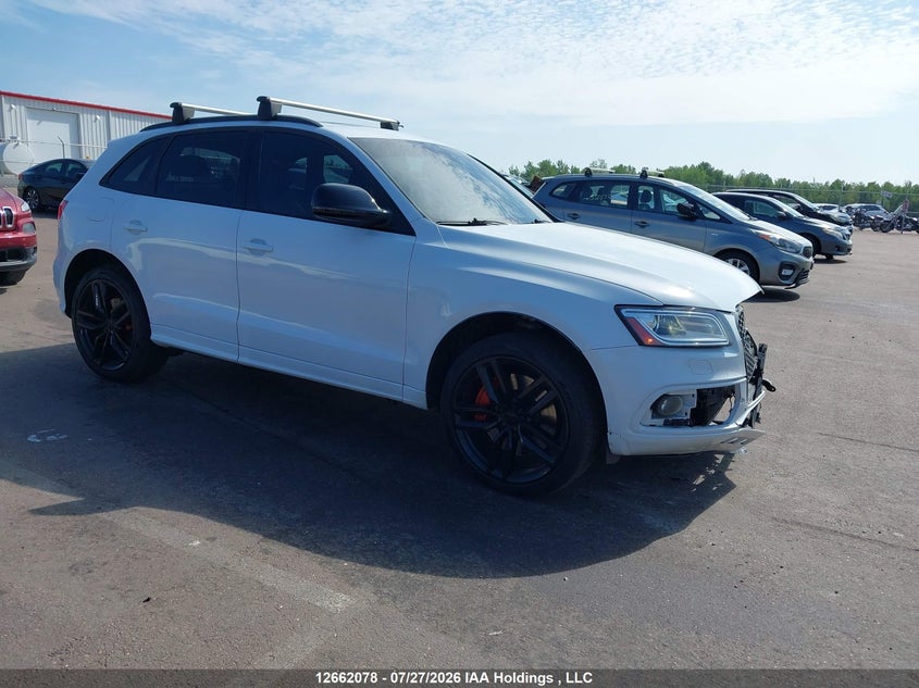 2014 Audi Sq5, Удар спереди, IAAI, VIN WA1LGCFPXEA049331
