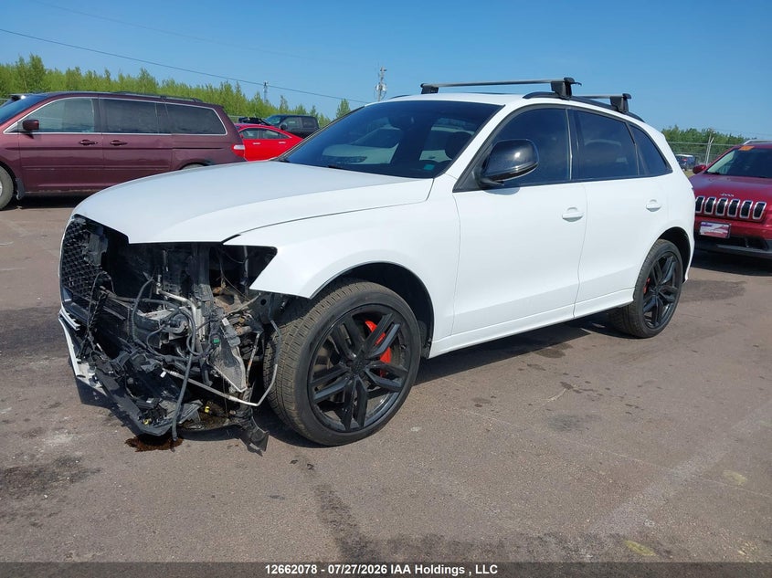 2014 Audi SQ5, Front, IAAI, VIN WA1LGCFPXEA049331 — photo 2