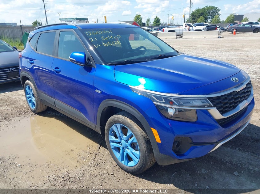 2021 Kia Seltos Lx, Изъятое, IAAI, VIN KNDEPCAA2M7105128