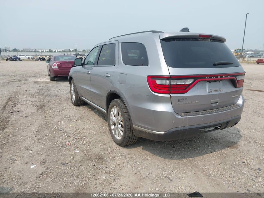 Vin: 1c4rdjdg8gc393022, lot: 3064496, dodge durango limited 20163