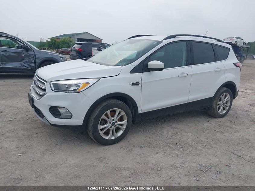 2018 Ford Escape Sel, Удар спереди, IAAI, VIN 1FMCU9HD0JUC83292 — фото 2