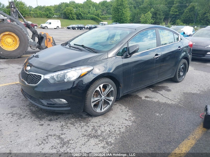 Vin: knafz4a80e5054644, lot: 3064521, kia forte sx 20142