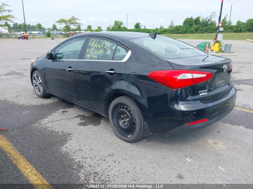 Vin: knafz4a80e5054644, lot: 3064521, kia forte sx 20143