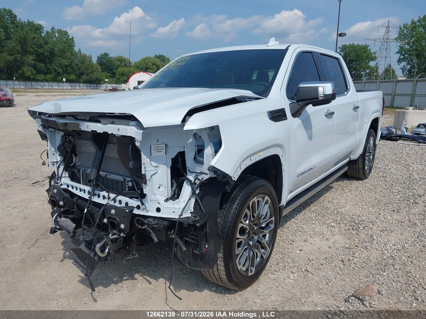 2026 GMC Sierra K1500 Denali Ultimate, Front, IAAI, VIN 1GTUUHE81TZ403861 — photo 2