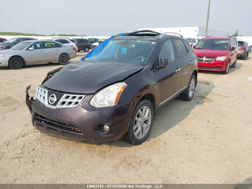 2013 Nissan Rogue, Front, IAAI, VIN JN8AS5MT2DW015249 — photo 2
