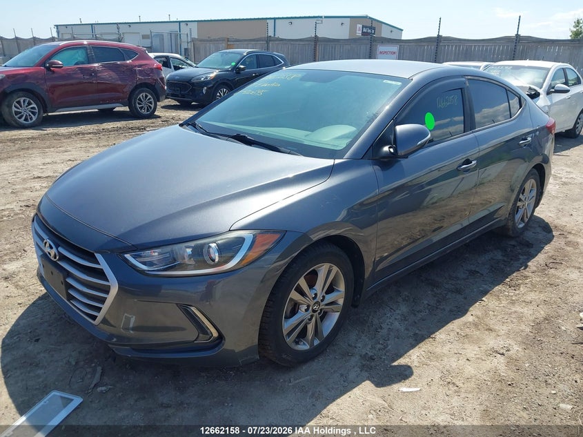 2017 Hyundai Elantra Se/Value/Limited, Repossession, IAAI, VIN KMHD84LF9HU420695 — photo 2