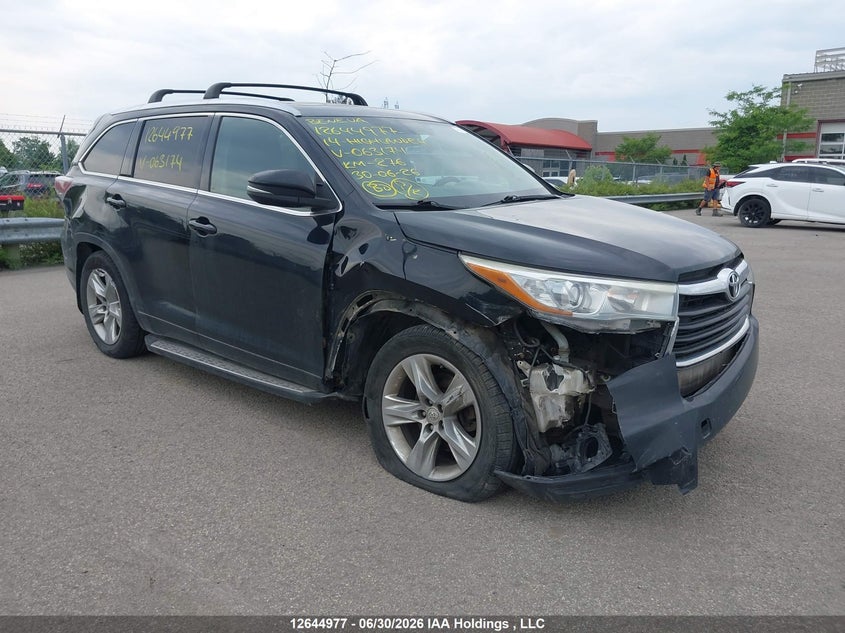 Vin: 5tddkrfh3es063174, lot: 3064625, toyota highlander limited/ltd platnum 2014 img_1