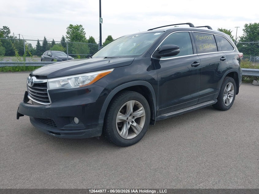 Vin: 5tddkrfh3es063174, lot: 3064625, toyota highlander limited/ltd platnum 20142