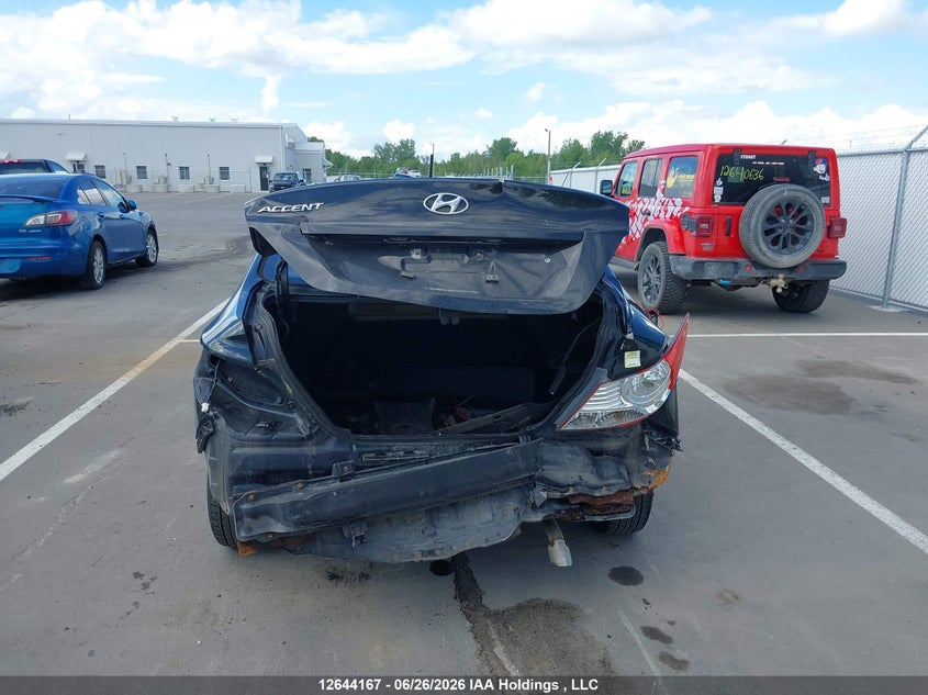 2013 Hyundai Accent Gl VIN: KMHCT4AE0DU287632 Lot: 12644167X