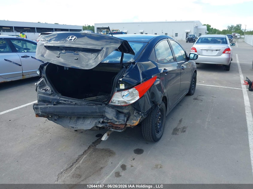 2013 Hyundai Accent Gl VIN: KMHCT4AE0DU287632 Lot: 12644167X