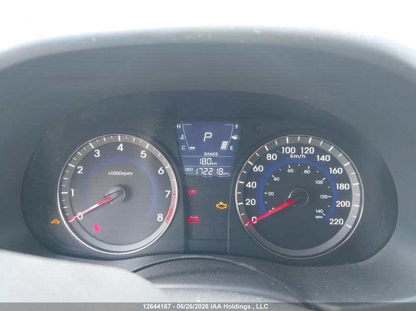 2013 Hyundai Accent Gl VIN: KMHCT4AE0DU287632 Lot: 12644167X