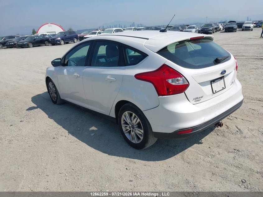 Vin: 1fahp3m27cl379874, lot: 3064676, ford focus sel 20123