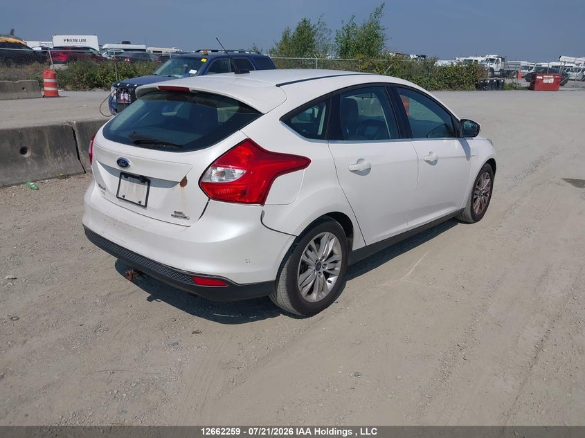 Vin: 1fahp3m27cl379874, lot: 3064676, ford focus sel 20124