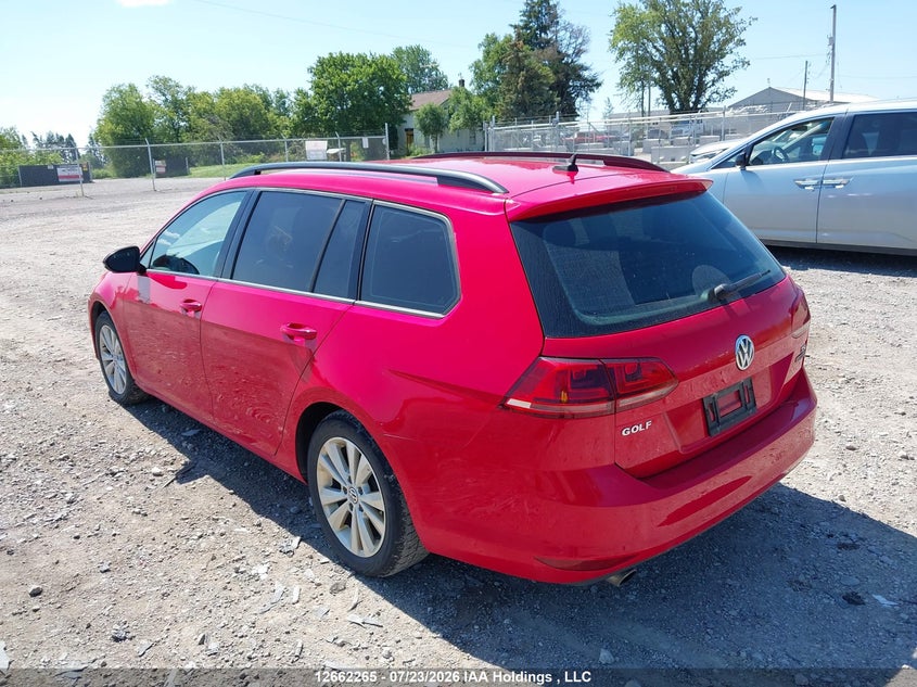 Vin: 3vw017auxhm518291, lot: 3064682, volkswagen golf sportwagen s 20173
