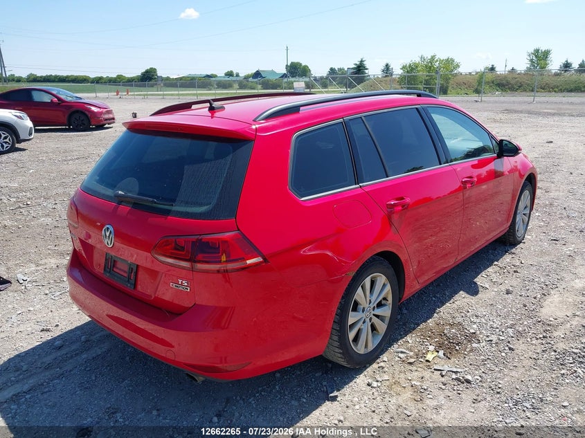 Vin: 3vw017auxhm518291, lot: 3064682, volkswagen golf sportwagen s 20174