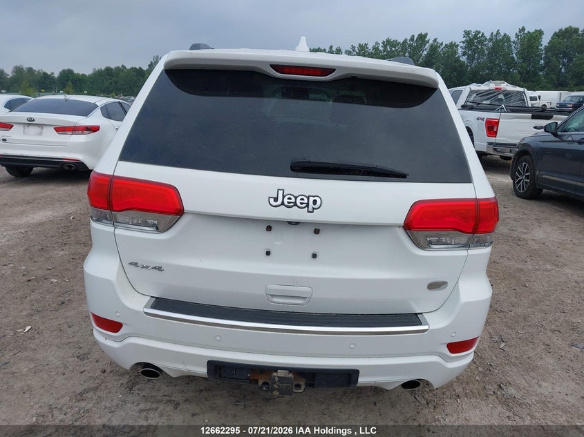 2014 Jeep Grand Cherokee Overland VIN: 1C4RJFCG0EC137428 Lot: 12662295