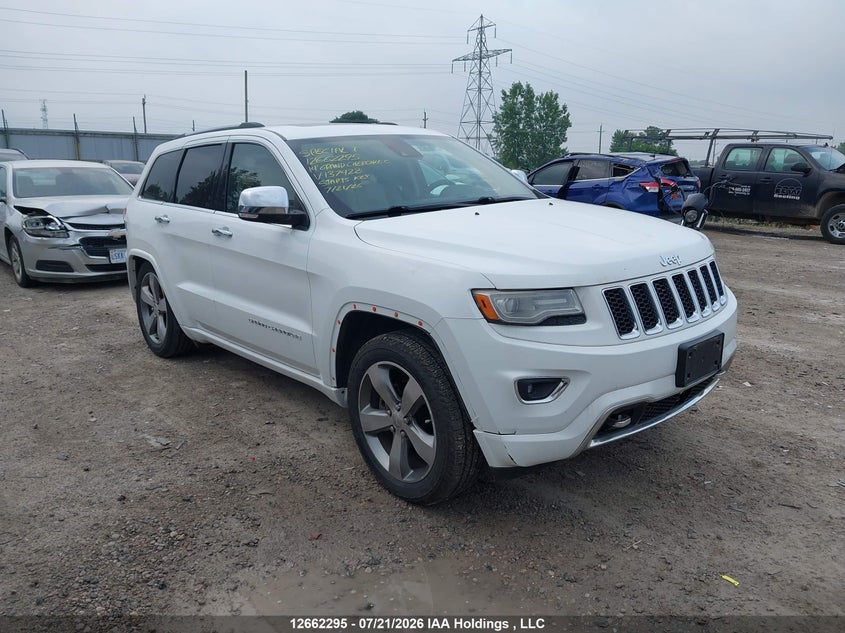 2014 Jeep Grand Cherokee Overland VIN: 1C4RJFCG0EC137428 Lot: 12662295