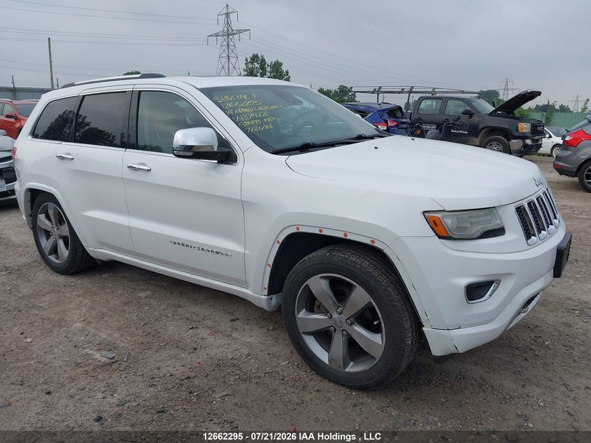 2014 Jeep Grand Cherokee Overland VIN: 1C4RJFCG0EC137428 Lot: 12662295