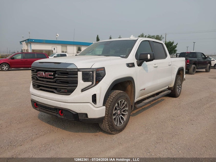 2022 GMC Sierra K1500 At4, Front, IAAI, VIN 3GTUUEETXNG550900 — photo 2