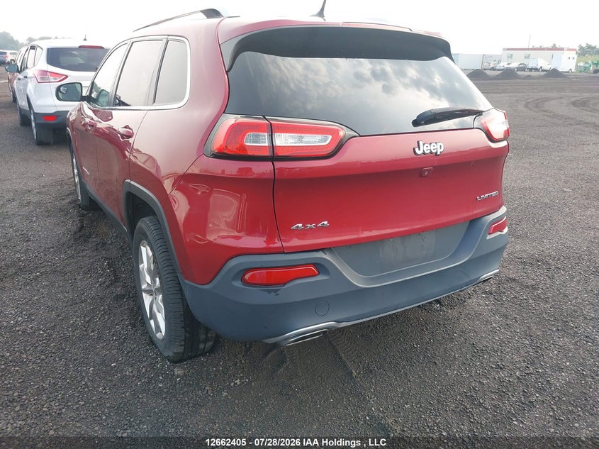 Vin: 1c4pjmds8fw613455, lot: 3064824, jeep cherokee limited 20153