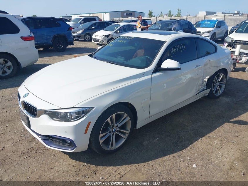 Vin: wba4w5c51jad32822, lot: 3064851, bmw 430i xdrive 20182