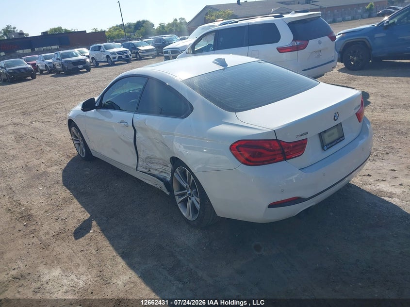 Vin: wba4w5c51jad32822, lot: 3064851, bmw 430i xdrive 20183