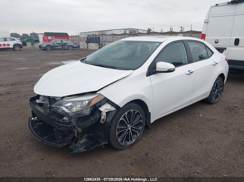 2016 Toyota Corolla, Удар спереди, IAAI, VIN 2T1BURHE3GC721592 — фото 2
