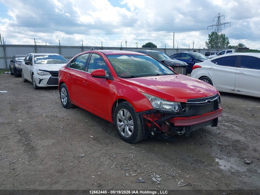 2014 Chevrolet Cruze 1Lt, Удар спереди, IAAI, VIN 1G1PC5SB5E7384303