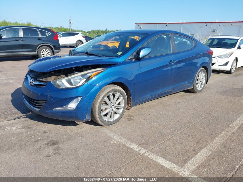 Vin: kmhdh4ae5fu455175, lot: 3064869, hyundai elantra sport appearance 20152