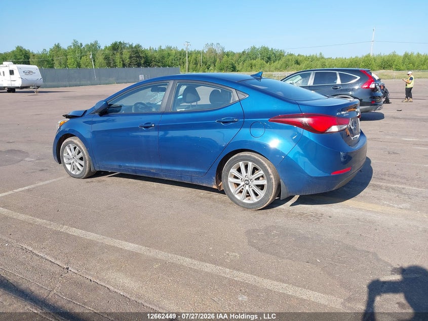 Vin: kmhdh4ae5fu455175, lot: 3064869, hyundai elantra sport appearance 20153