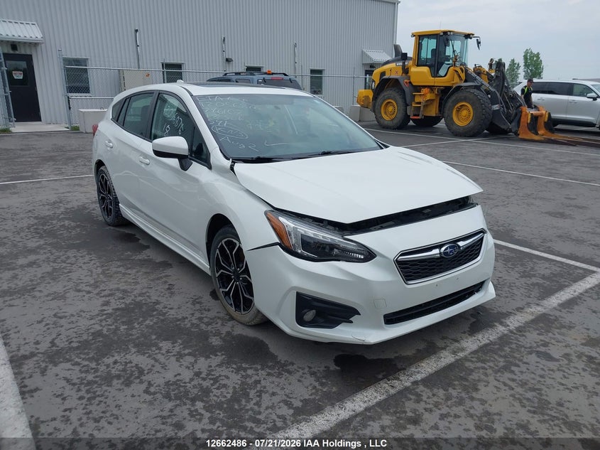 2018 Subaru Impreza, Удар спереди, IAAI, VIN 4S3GTAF6XJ3746107