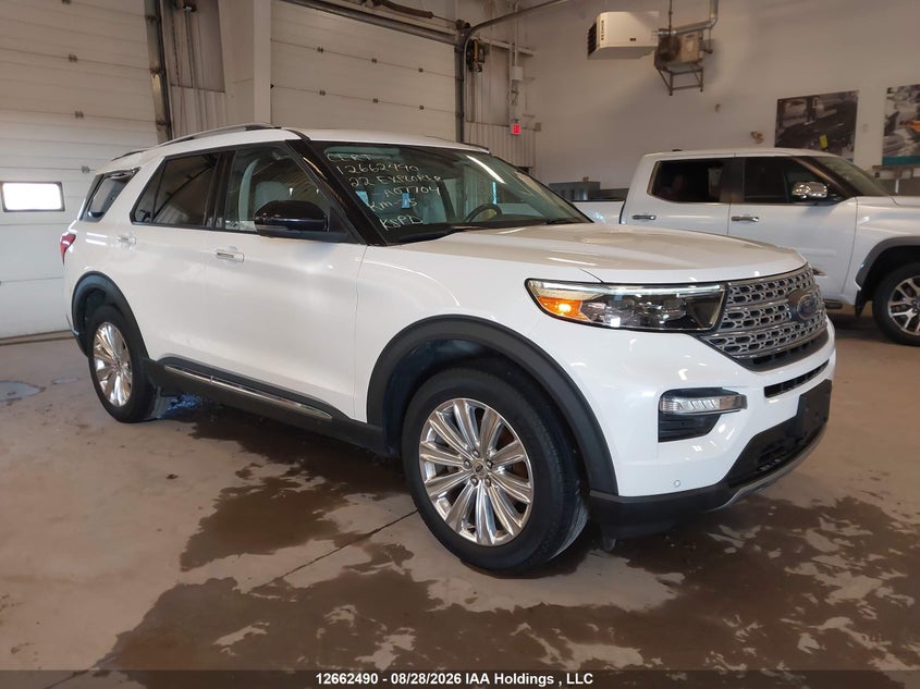 2022 Ford Explorer Limited, Right Side, IAAI, VIN 1FMSK8FH2NGA07704