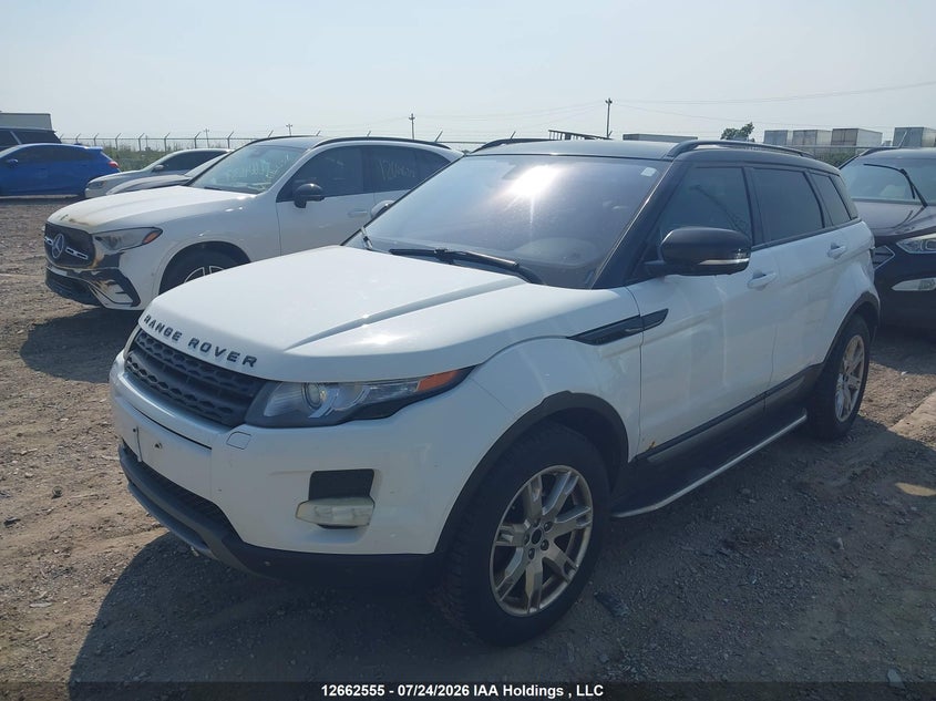 2012 Land Rover Range Rover Evoque, Rear, IAAI, VIN SALVP2BG6CH671565 — photo 2