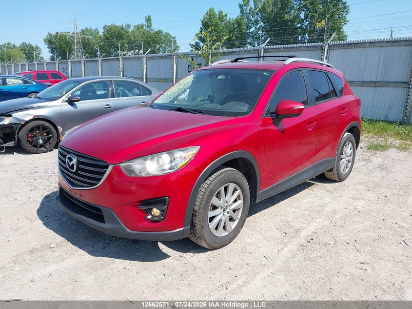 2016 Mazda CX-5, Правый бок, IAAI, VIN JM3KE4CY0G0813536 — фото 2