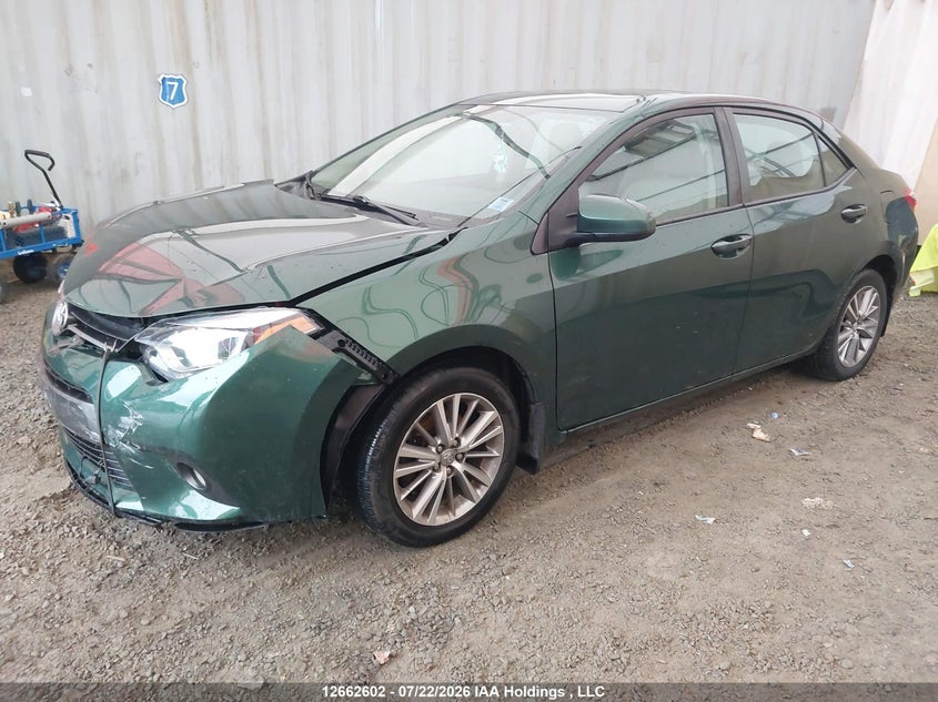 2015 Toyota Corolla, Удар спереди, IAAI, VIN 2T1BURHE8FC285353 — фото 2