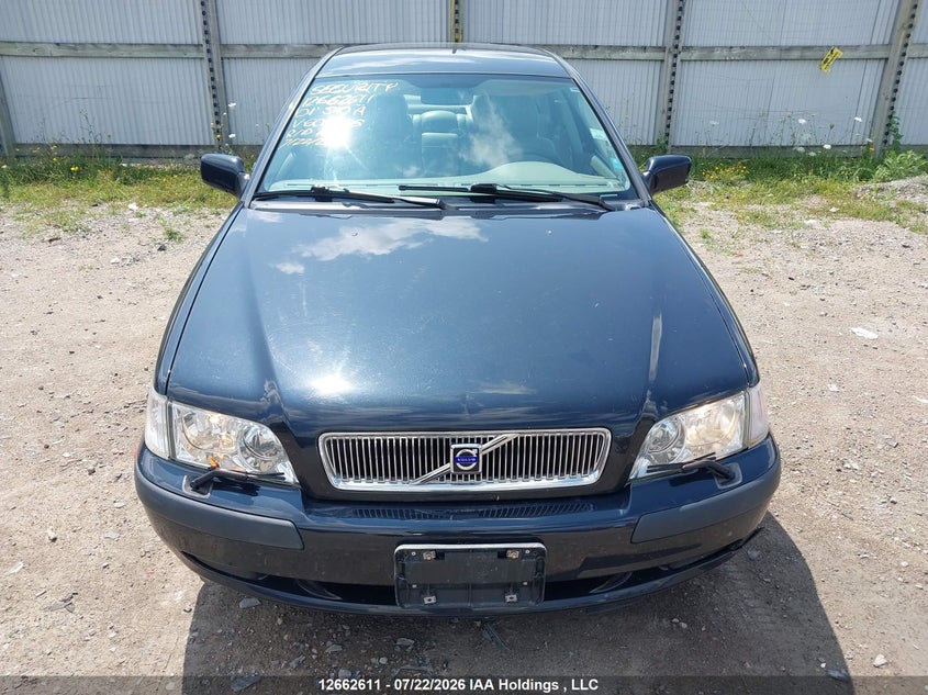 2001 VOLVO S40 SEDAN 1.9L I-4 DOHC, VVT, TURBO, 160HP