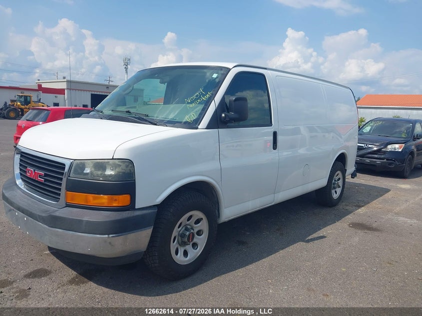 2010 GMC Savana, Rear, IAAI, VIN 1GTUGADX8A1111479 — photo 2