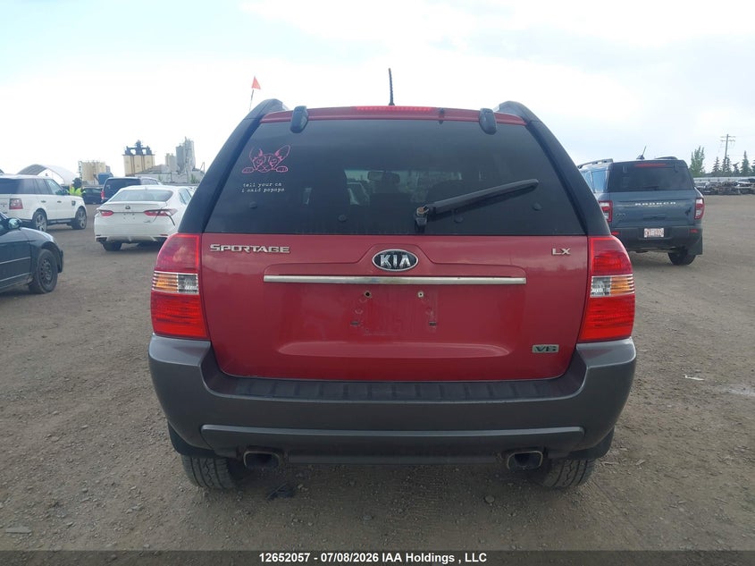 2008 Kia Sportage Lx-V6 VIN: KNDJF723387503298 Lot: 12652057X